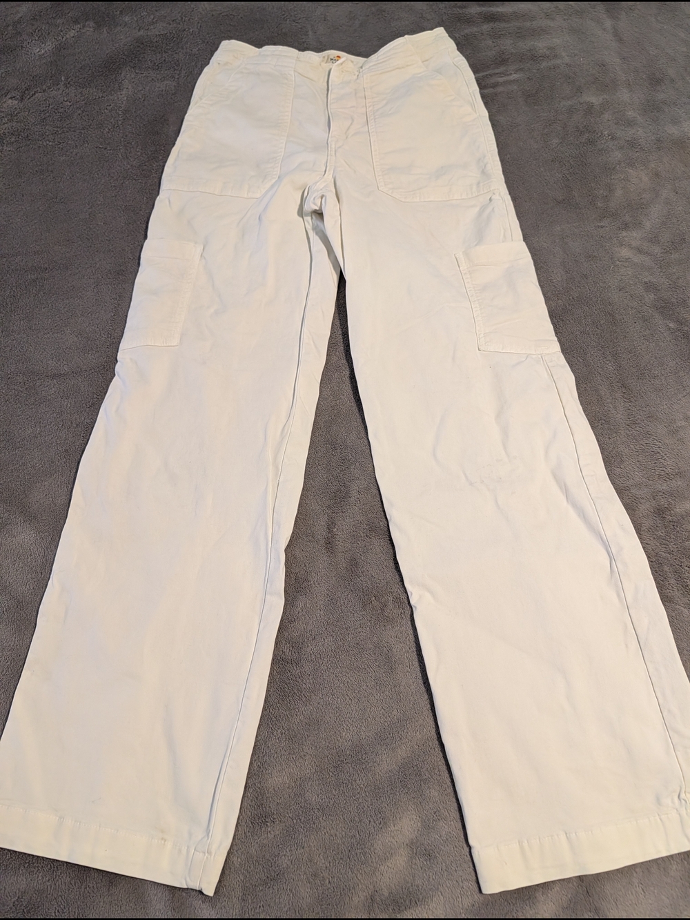 Marine Layer Cream/Off-White Pants with Sunset Logo Detail